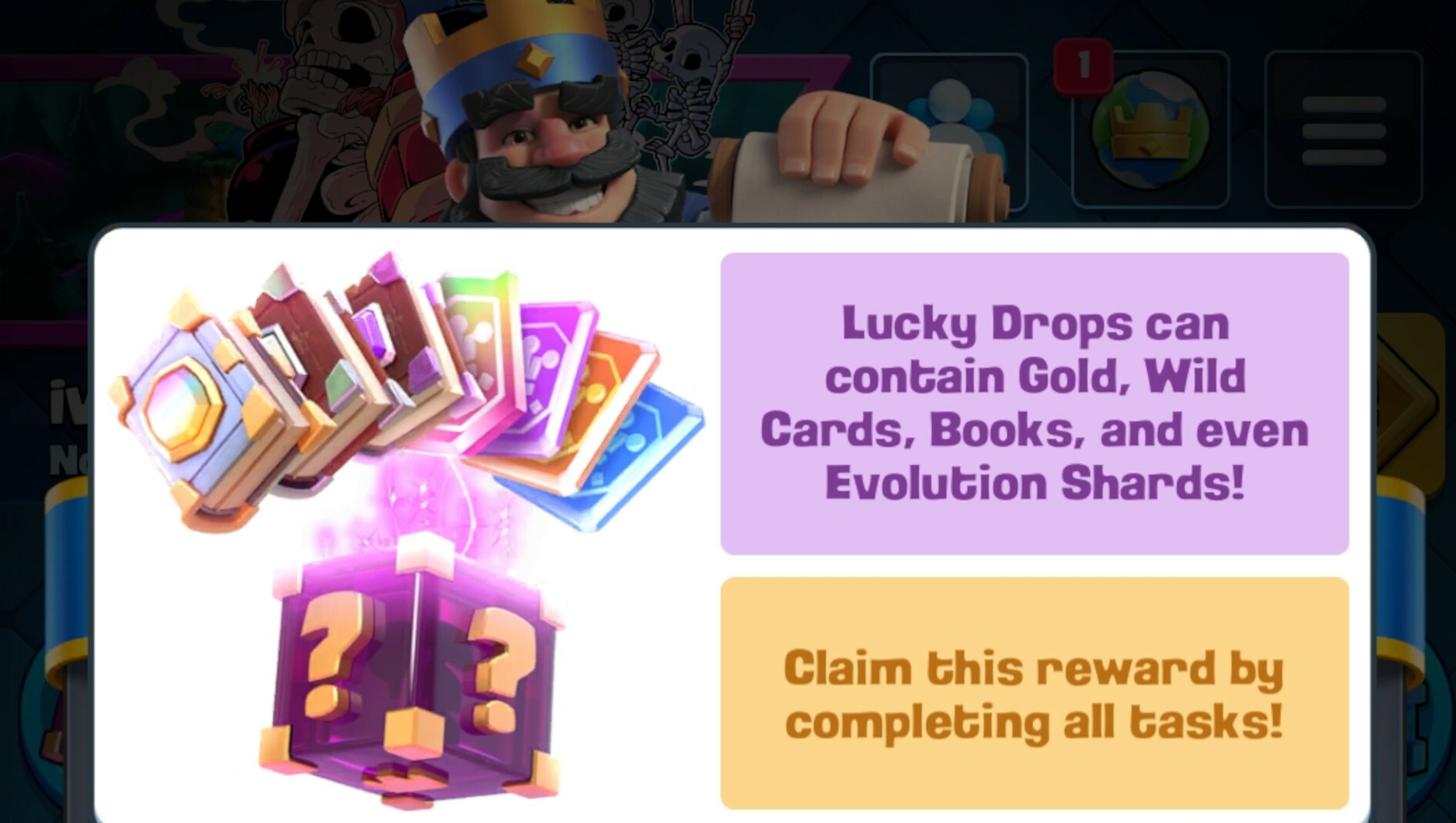 Clash Royale Lucky Drops Rewards Drop Chances Supercell