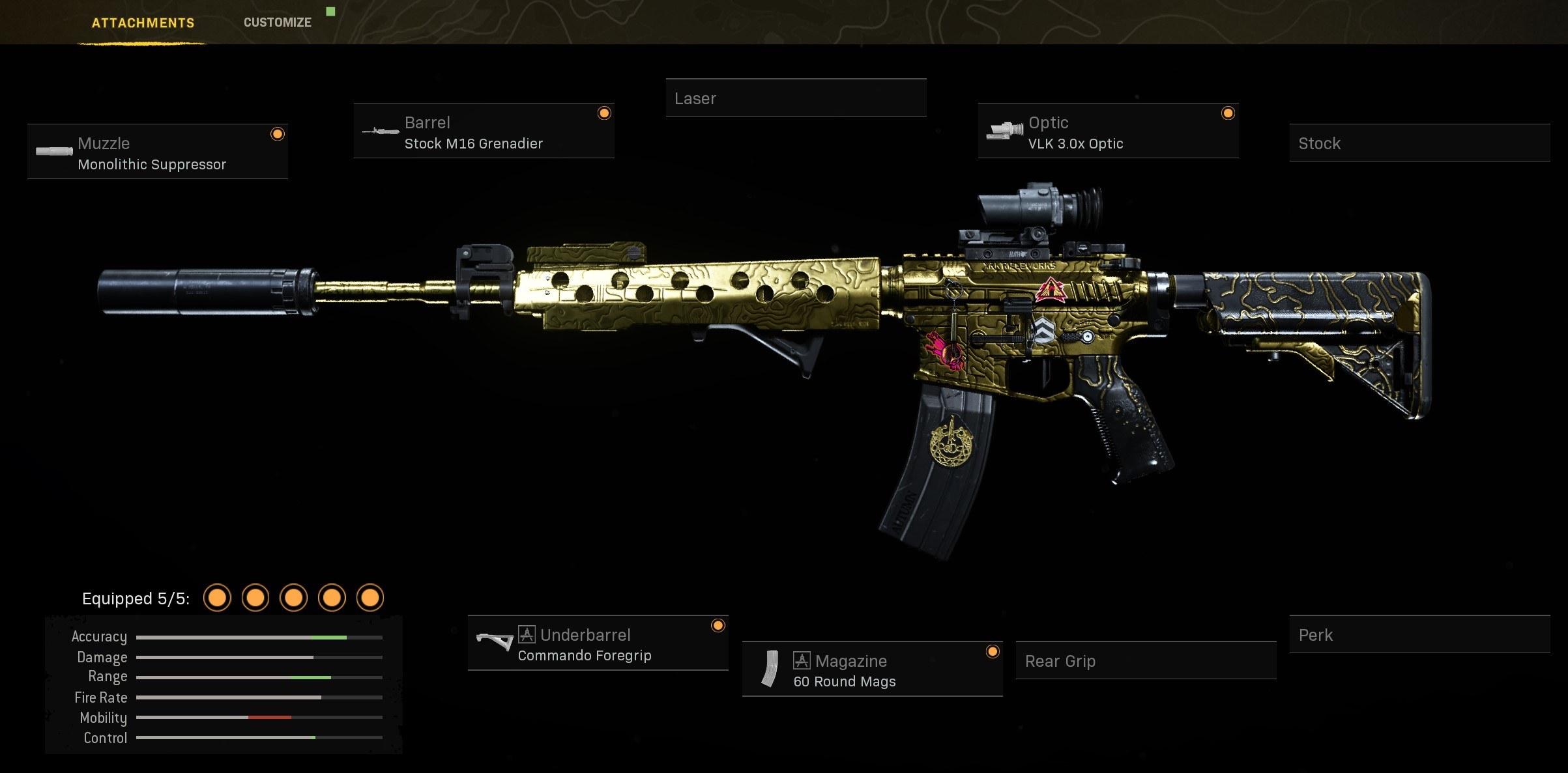 M4 A1 Warzone Setup