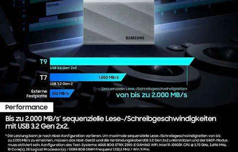 MM Samsung T9 Festplatte