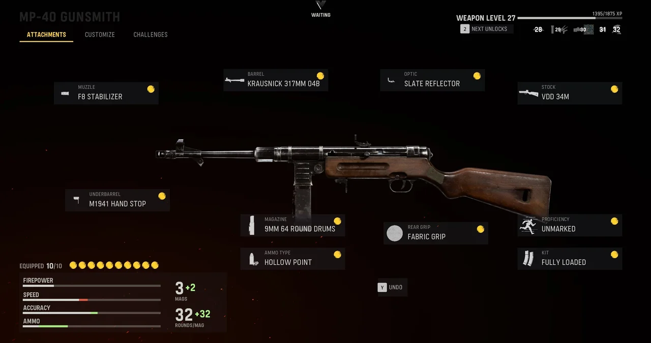 MP-40 Setup