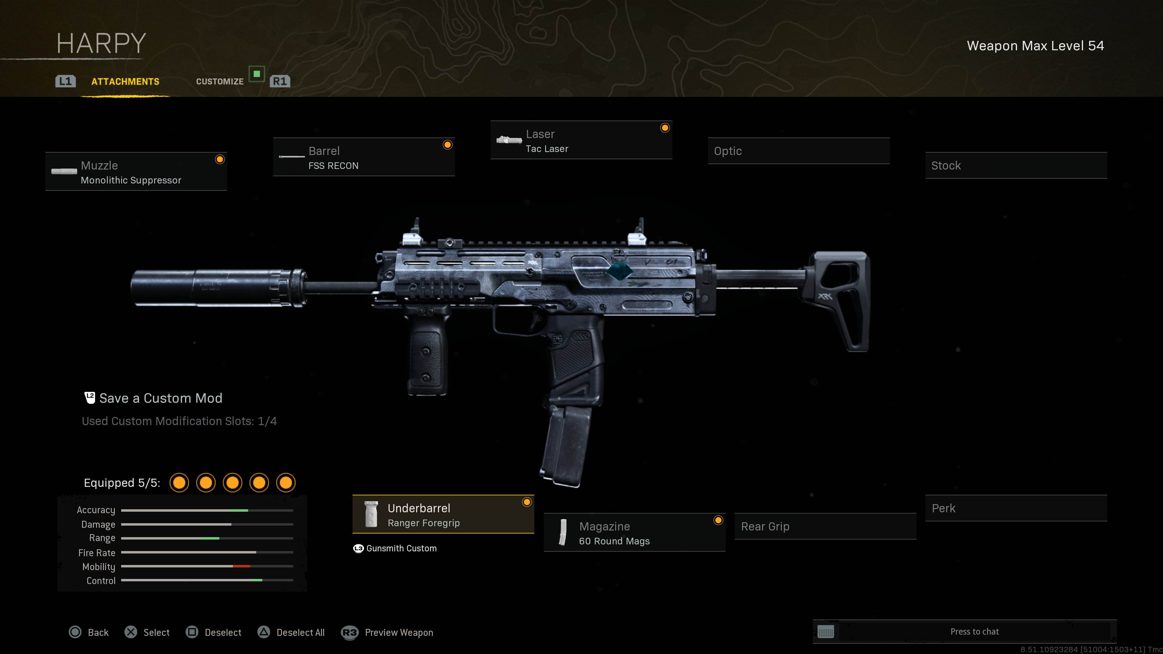 MP7 Warzone Attachment Loadout