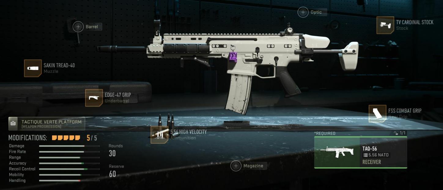 MW2 Ranked TAQ Loadout