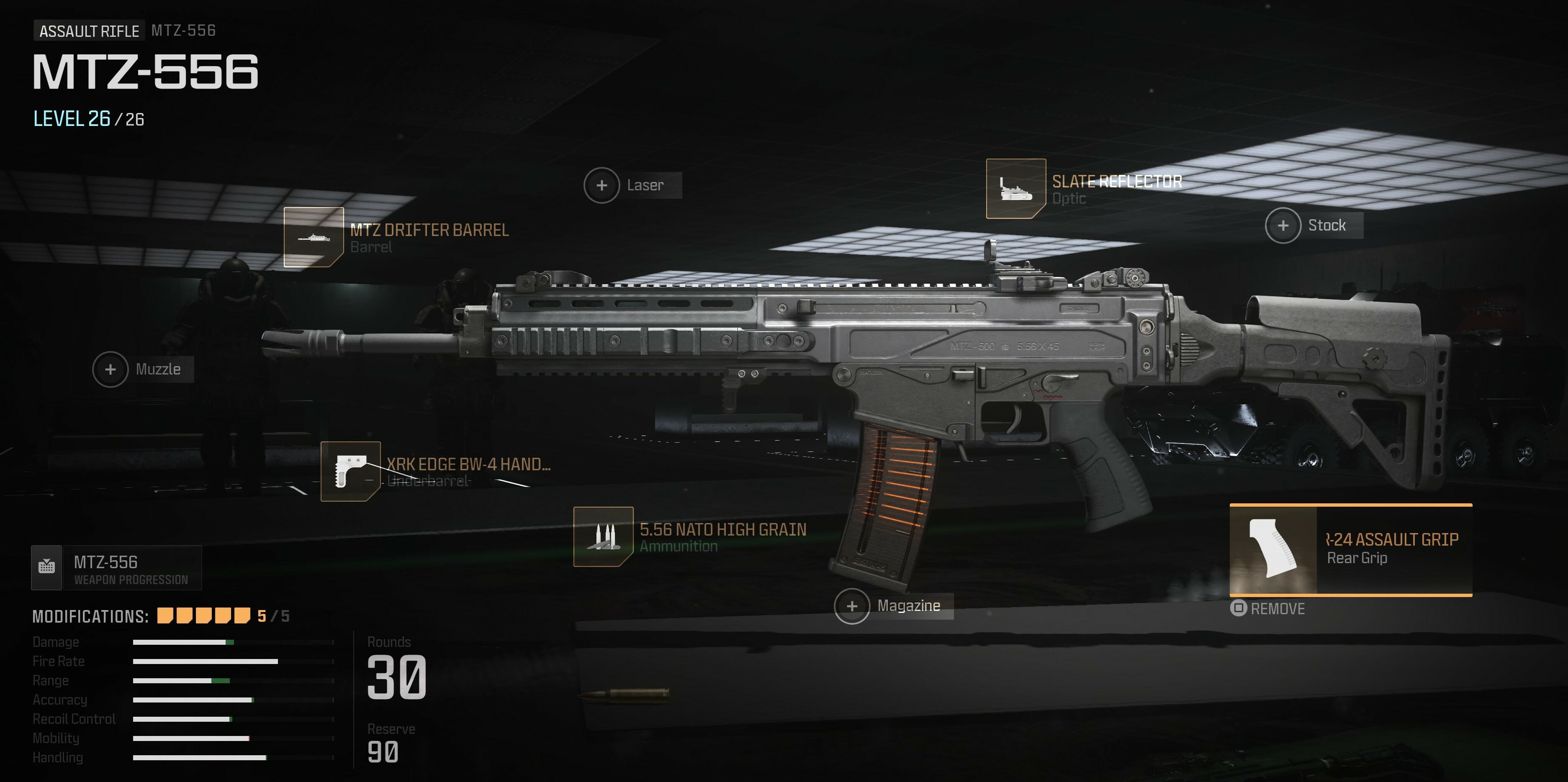 MW3 MTZ 556 Loadout
