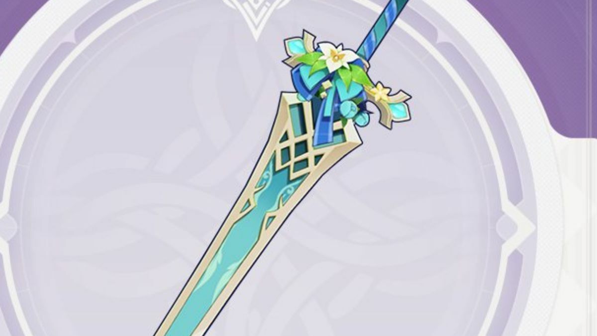 Mailed Flower Claymore Genshin Impact