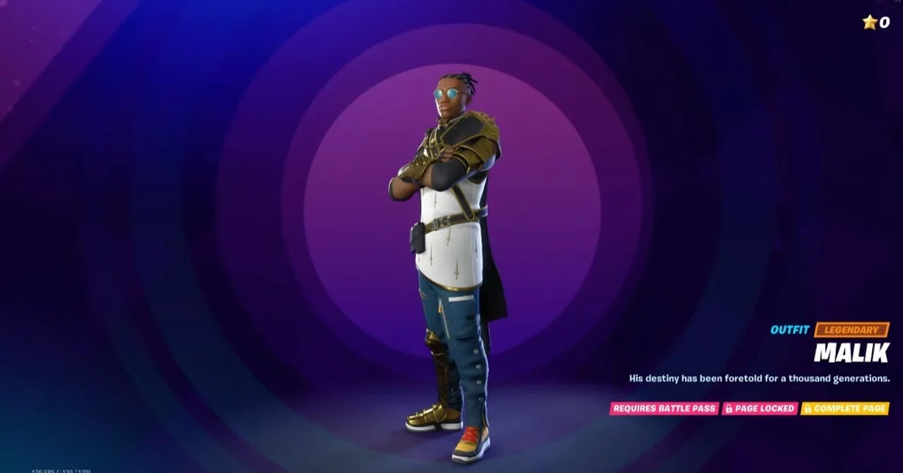 Malik Outfit Fortnite