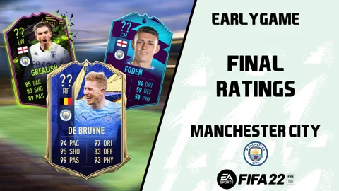 Manchester City FIFA 22 Ratings