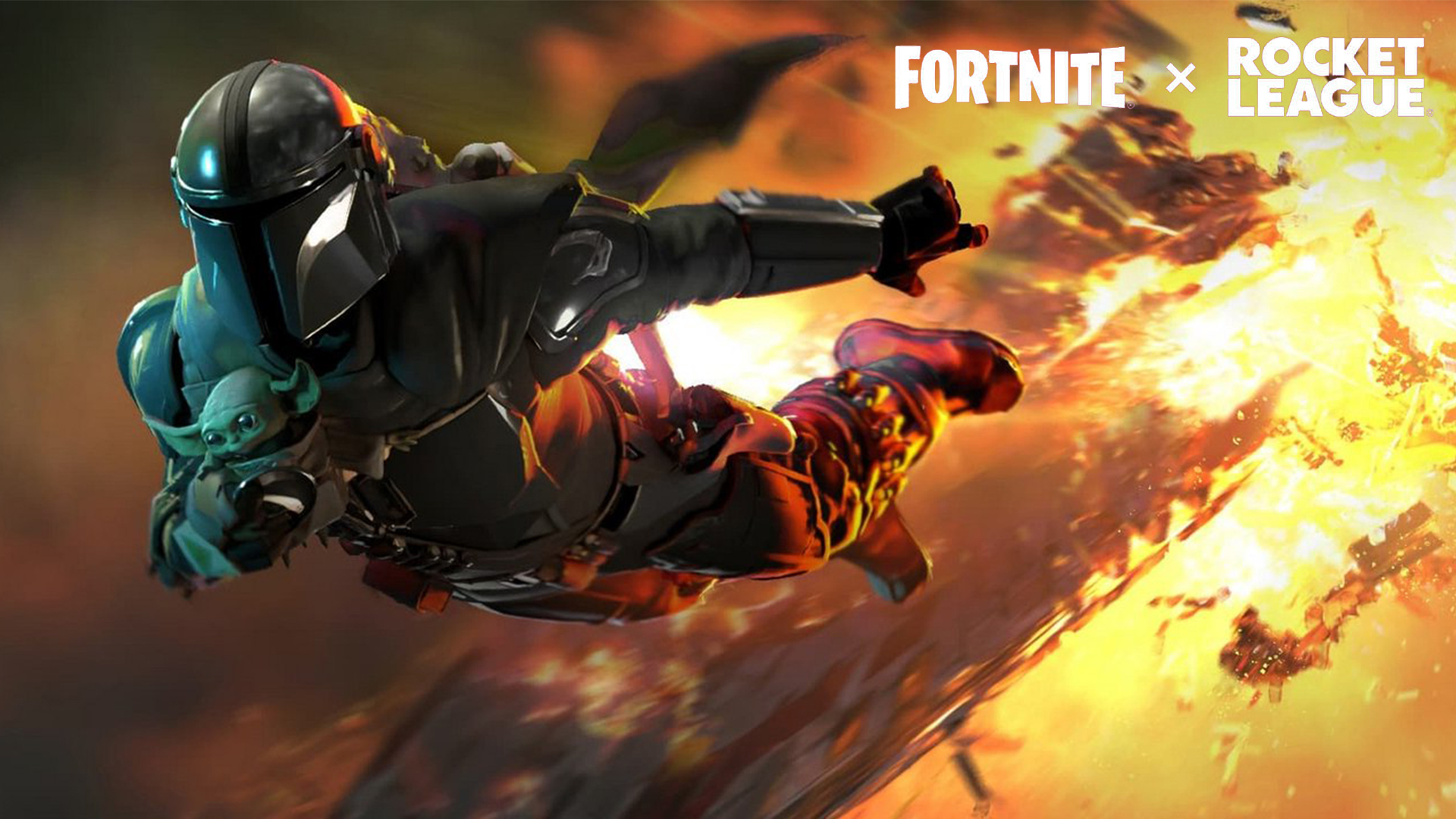 Fortnite x Rocket League x Mandalorian