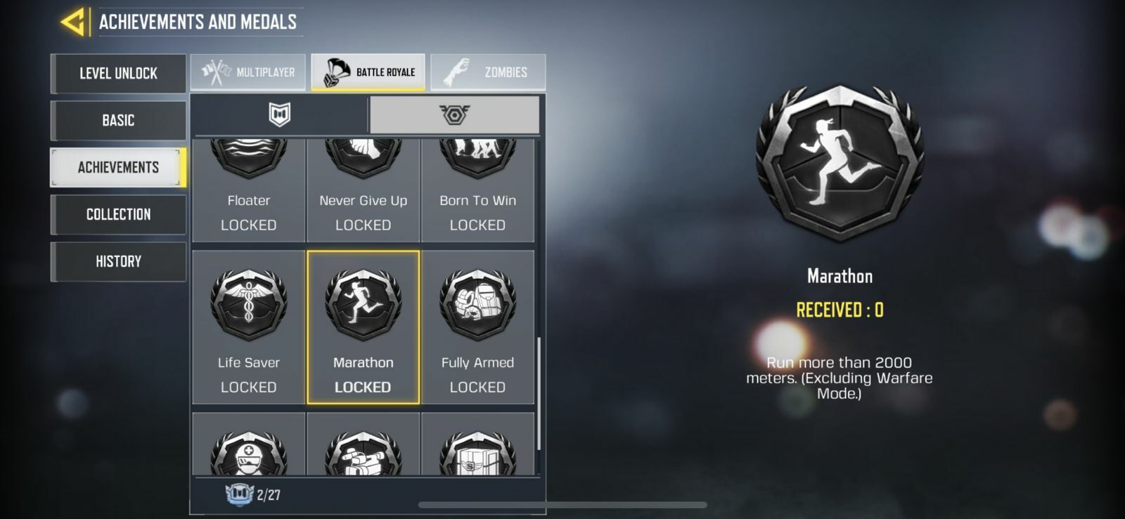 COD Mobile Marathon Medal