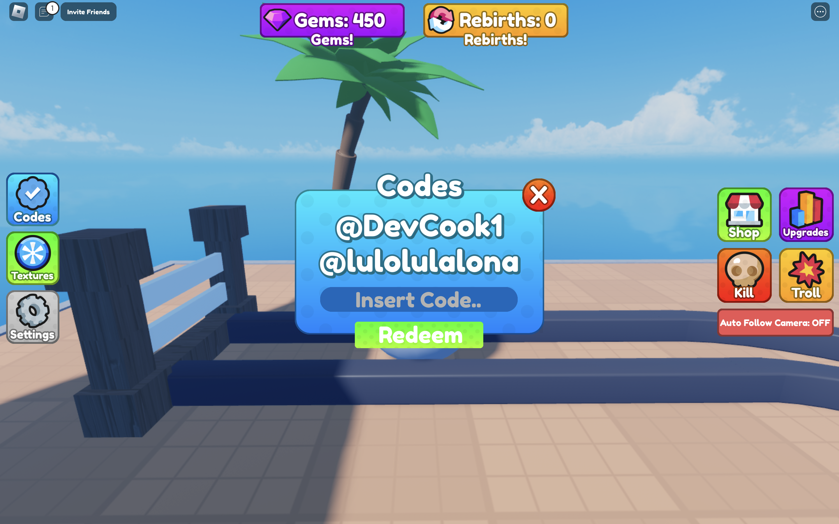 Marble Rail Codes