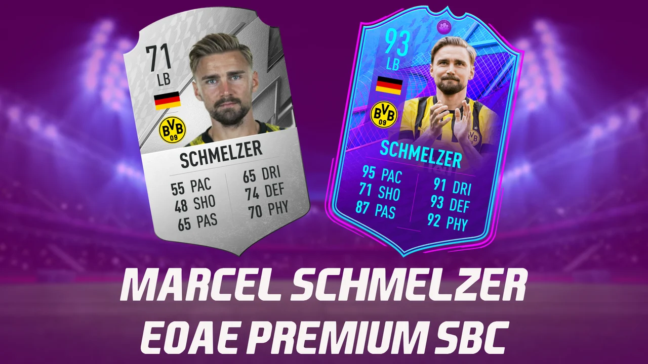 Marcel Schmelzer Premium SBC End of an Era FIFA 22