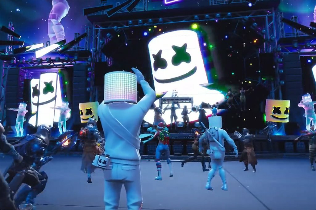 Marshmello Concert Fortnite