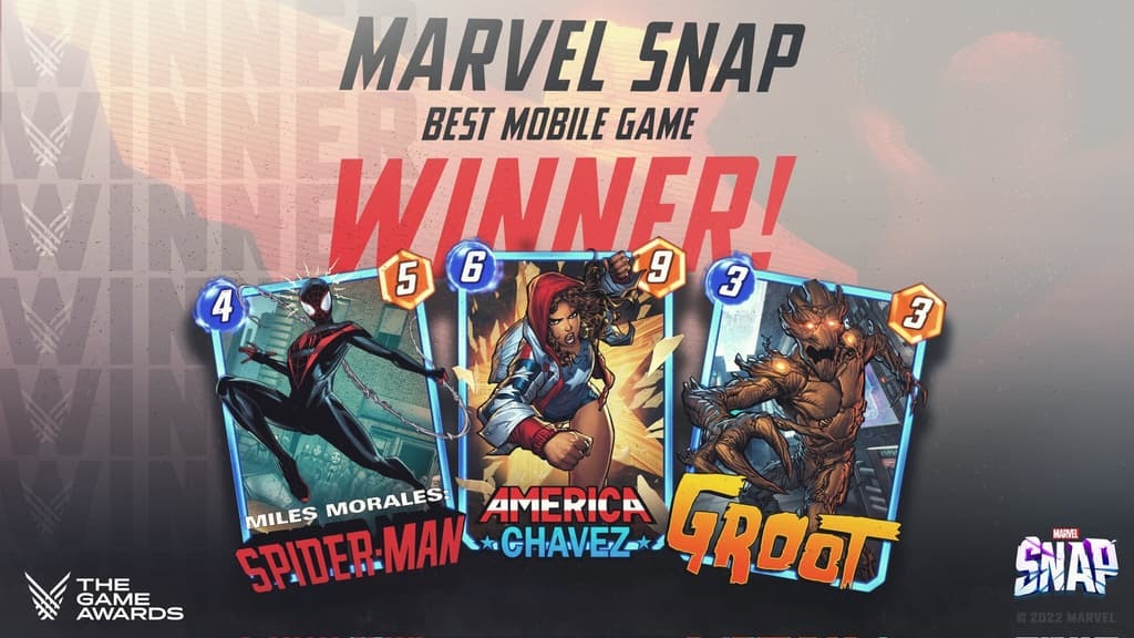 Marvel Snap Mobile Game of the Year Game Awards