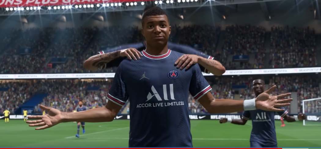 Mbappe FIFA 22 celebration