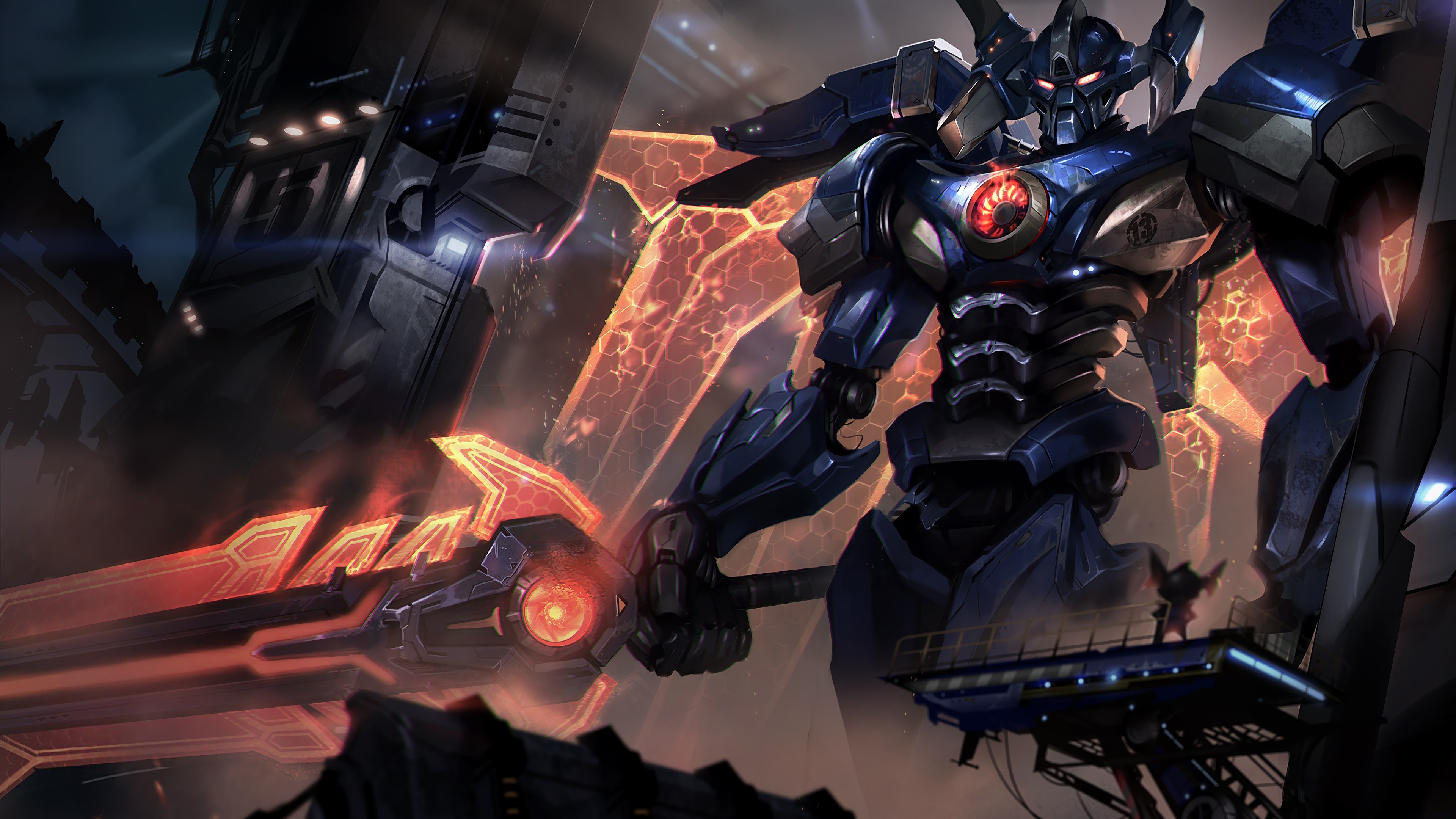 Mecha Aatrox splash hd