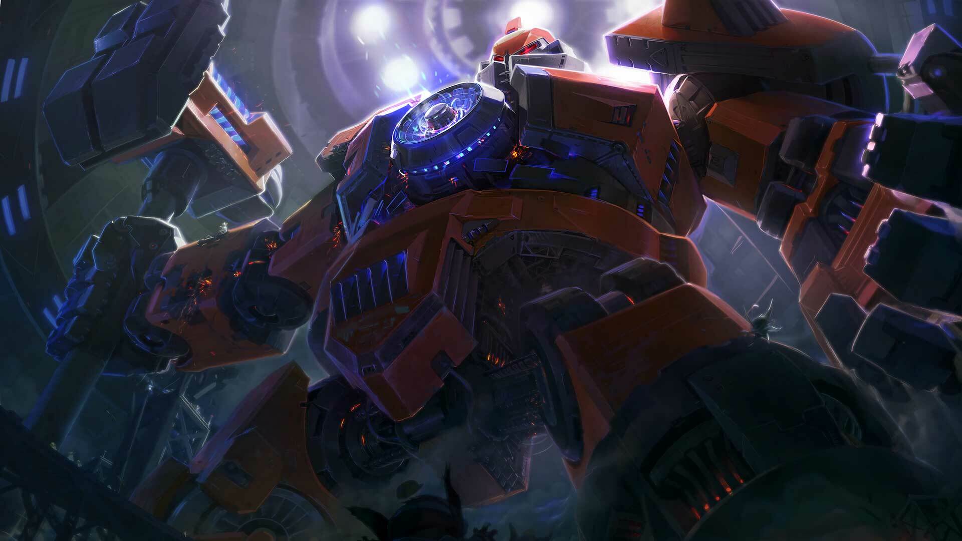 League of Legends Wild Rift Patch 4.3 Champion Skins Riot Games Mecha Zero Sion skin