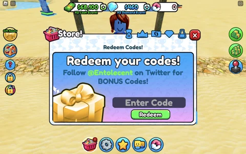 Mega Pyramid Tycoon how to redeem codes