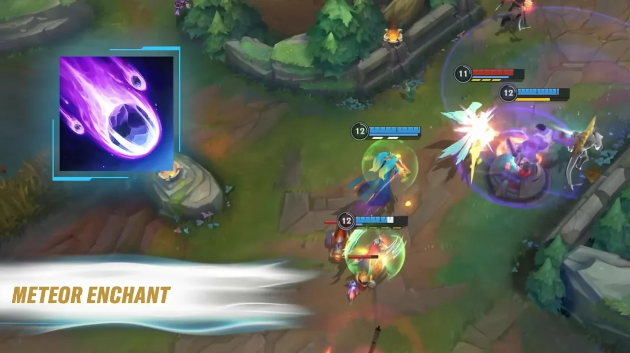 League of Legends Wild Rift Meteor Enchants Enchantments Riot Games Patch 3.4