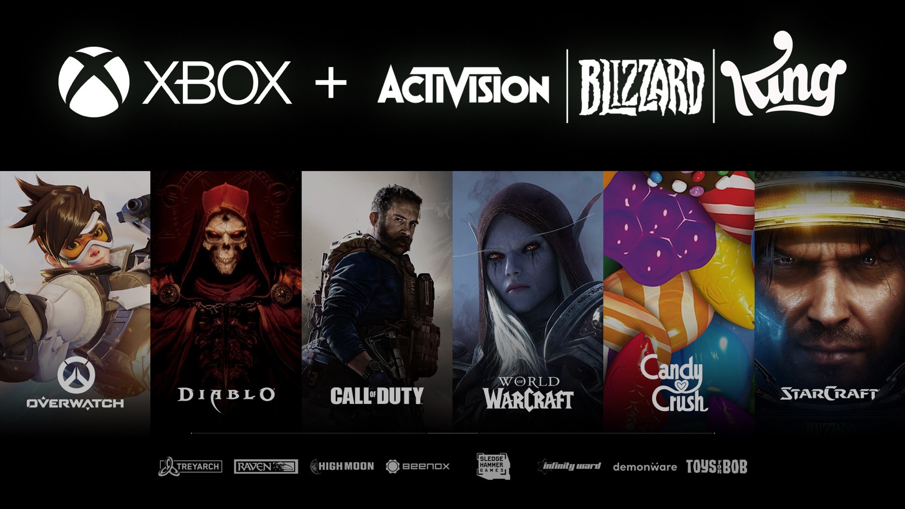 Activision Blizzard x Microsoft banner