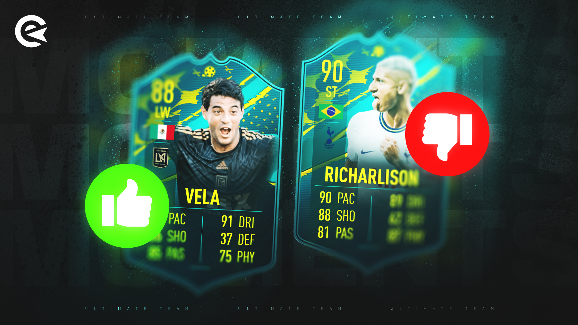 Moments SBC FIFA 23 Vela, richarlison, jovetic