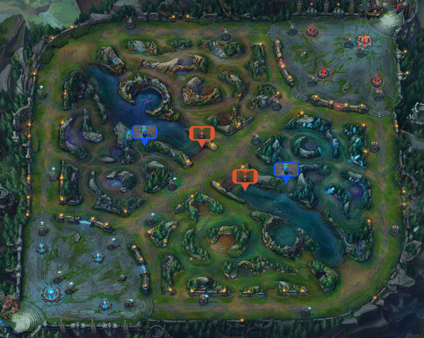 Map mit Wards