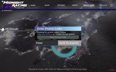 Midnight Racing Tokyo redeem codes