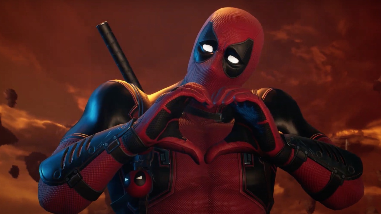 Deadpool showing the heart in Midnight Suns