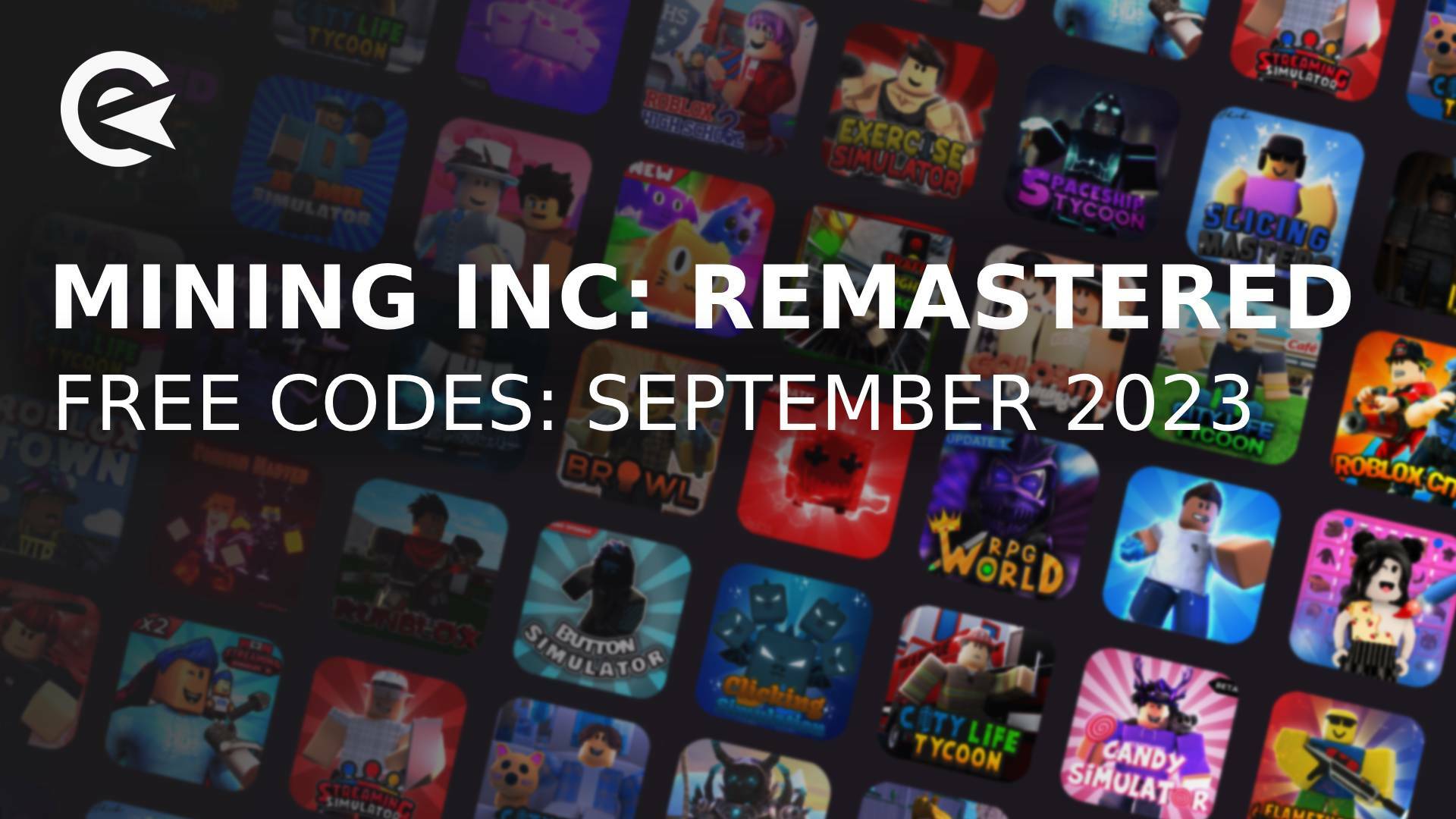 Mining Inc Remastered codes september 2023