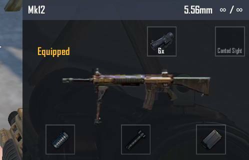 Mk12 Loadout for PUBG Mobile