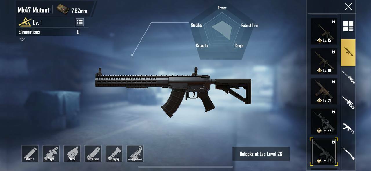 Mk47 Weapon Stats PUBG Mobile