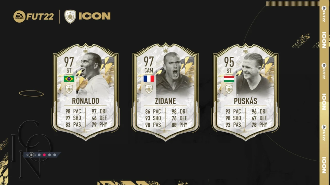 FIFA 22 Moments Icons Ronaldo Zidane Puskas