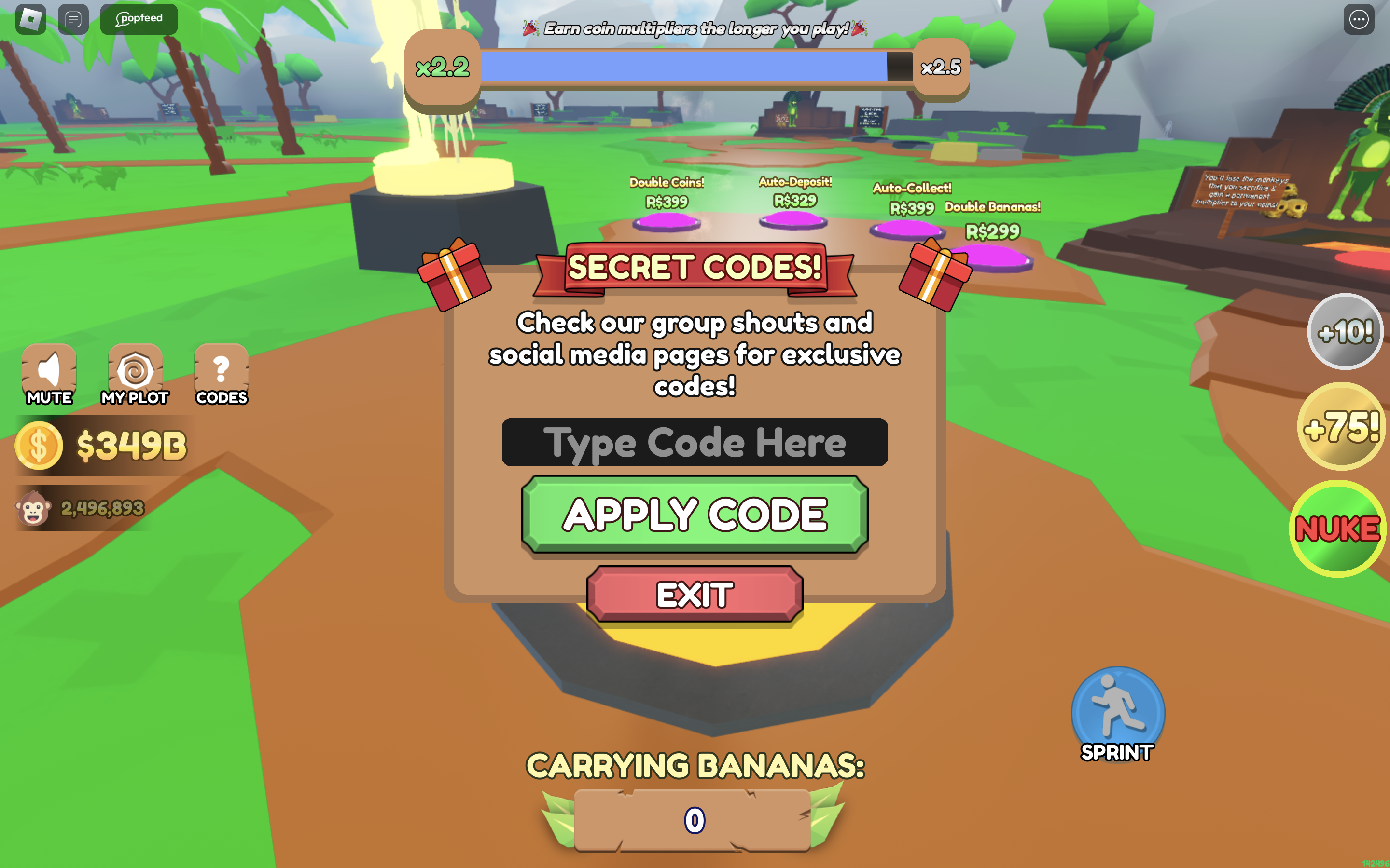 Monkey Tycoon How To Redeem Codes