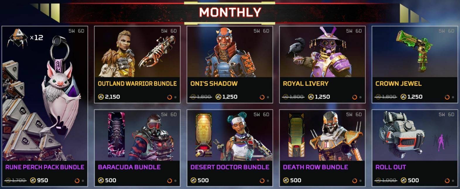 Monthly 1 Apex