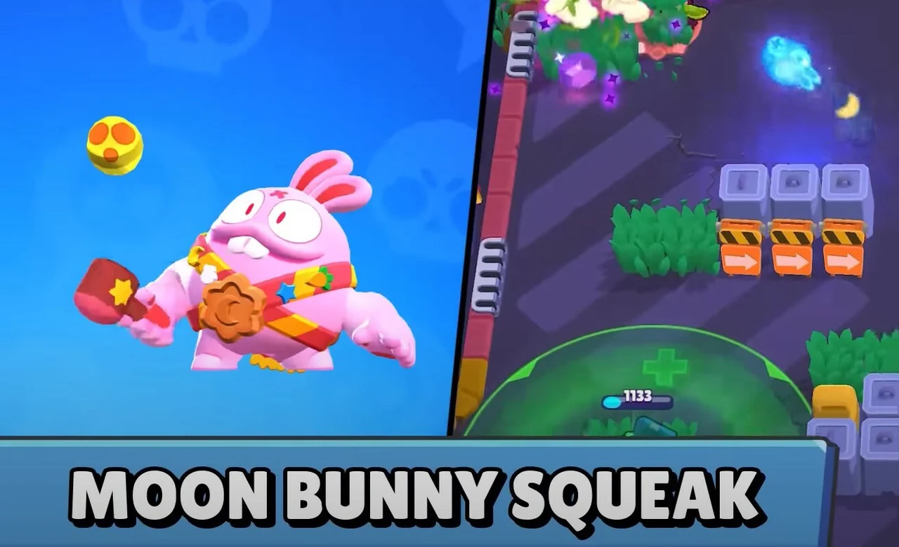 Brawl Stars Season 14 Robot Factory Moon Bunny Squeak skin Supercell