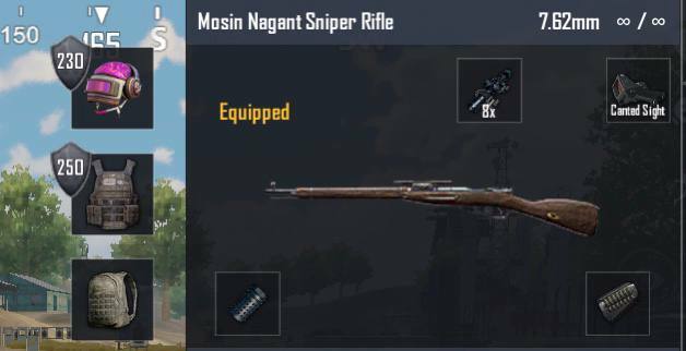 best mosin nagat attachment loadout pubg mobile