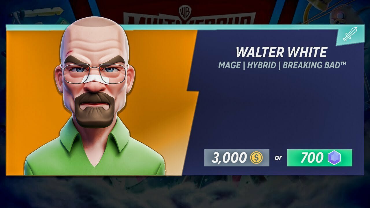 Multi Versus Walter White Fan Art