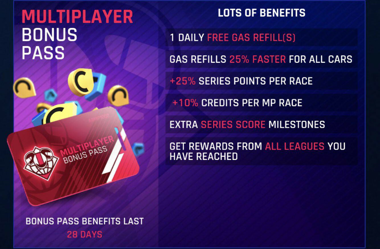 Multiplayer Reward Pass Asphalt9