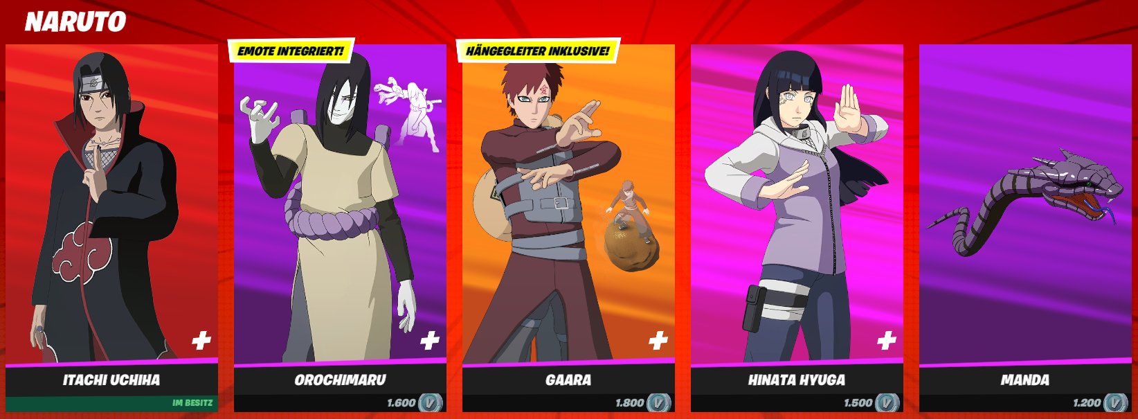 Naruto Skins