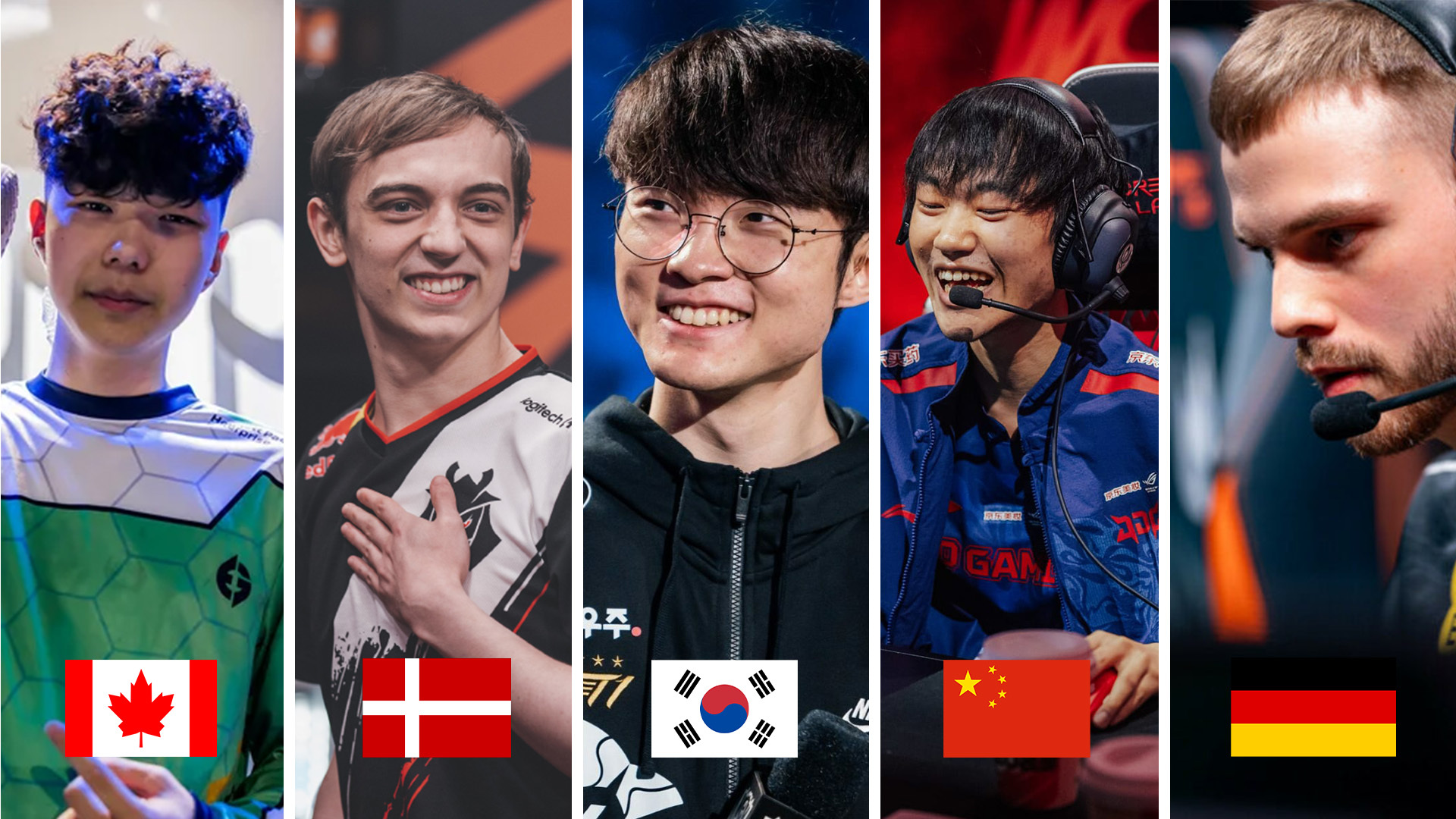 League Of Legends mid laners for national teams