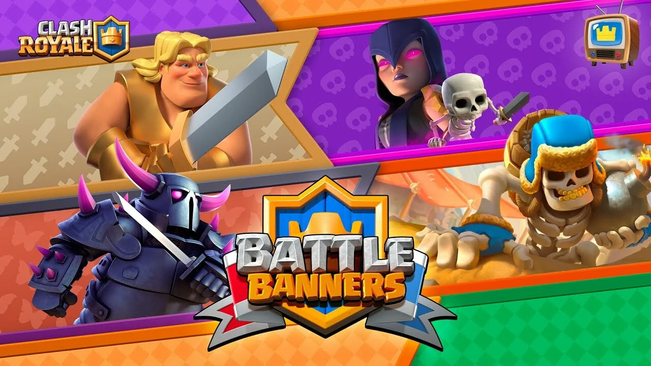 New Battle Banners are coming to Clash Royale in the August 2022 season! Supercell