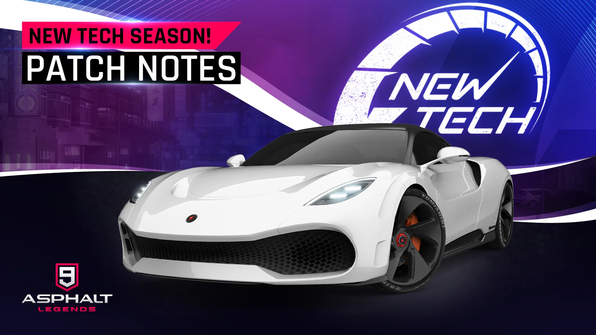 Asphalt 9 New Tech Season Cars Gameloft