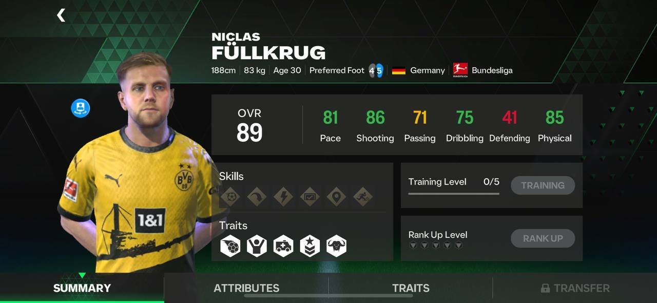 Niclas Fullkrug Cheapest Solution