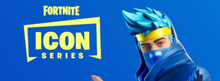 Ninja debuting the Fortnite Skin Icon Series