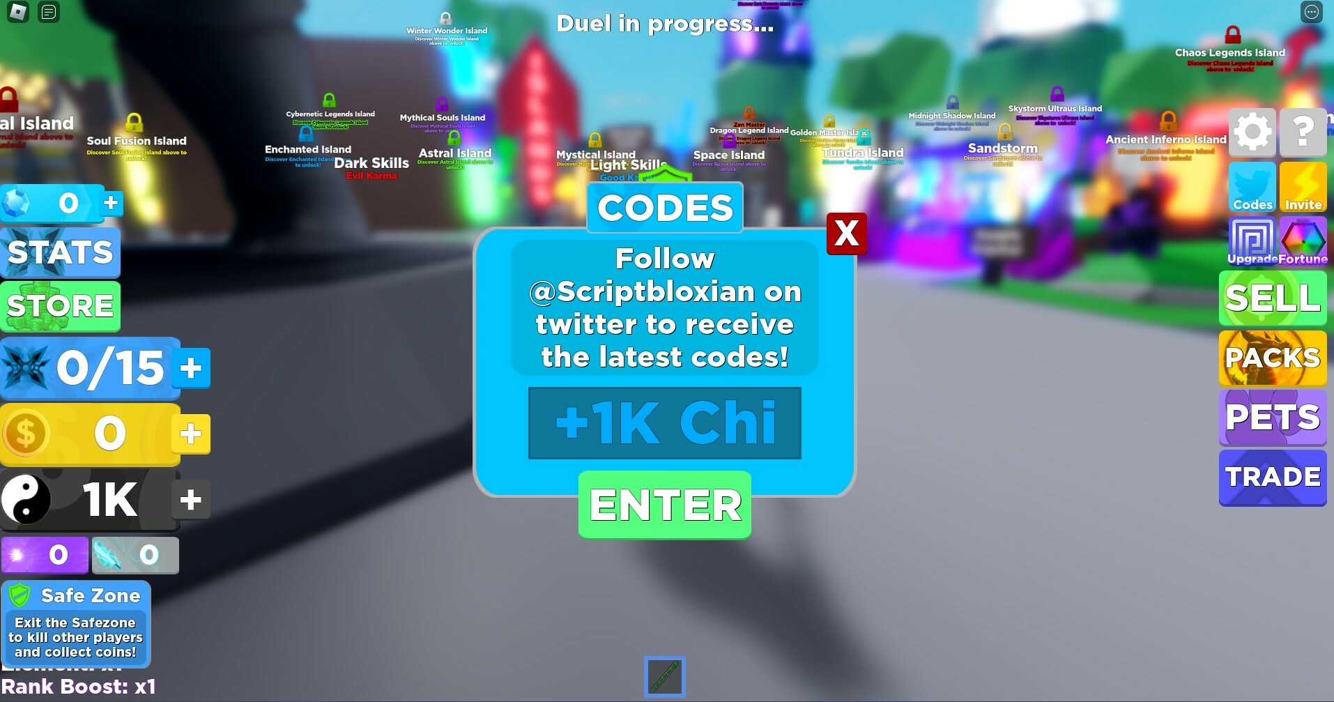 Ninja Legends codes chi