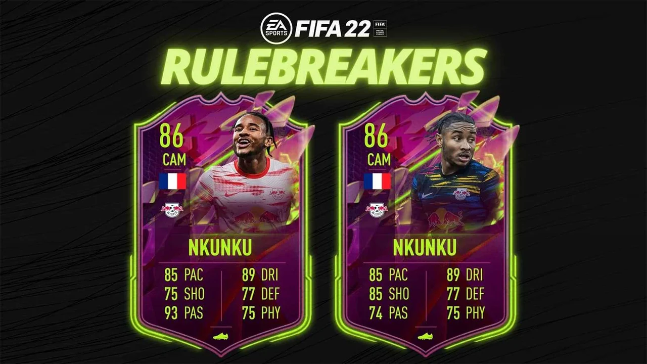 Rulebreaker Nkunku Player Pick SBC cheapest solution