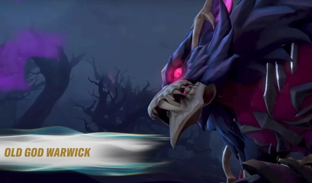 League of Legends Wild Rift Old God Warwick Skins patch 3.4 Riot Games