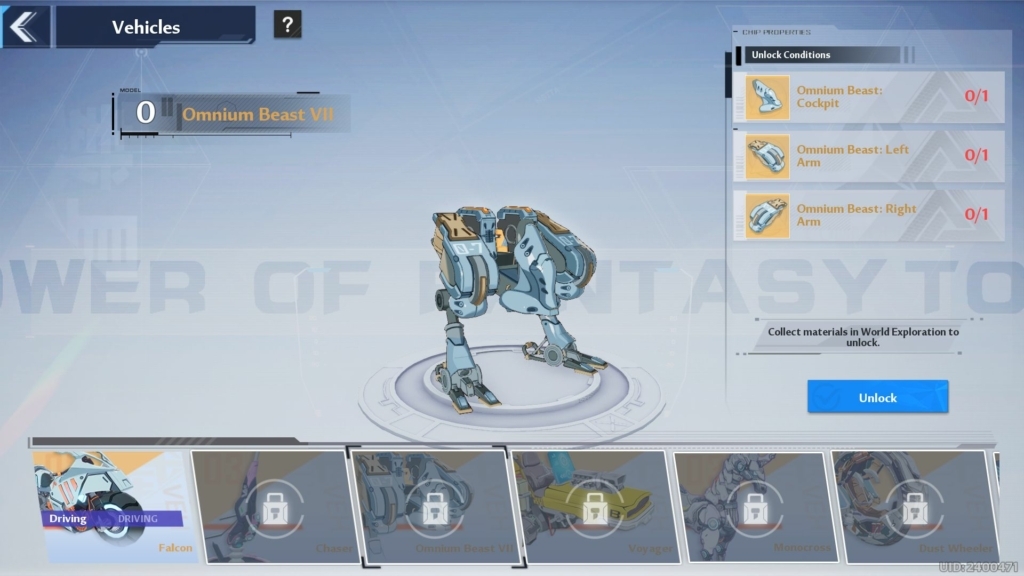 Omnium Beast VII Unlock