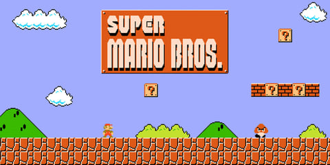 Original Super Mario Bros Level 1