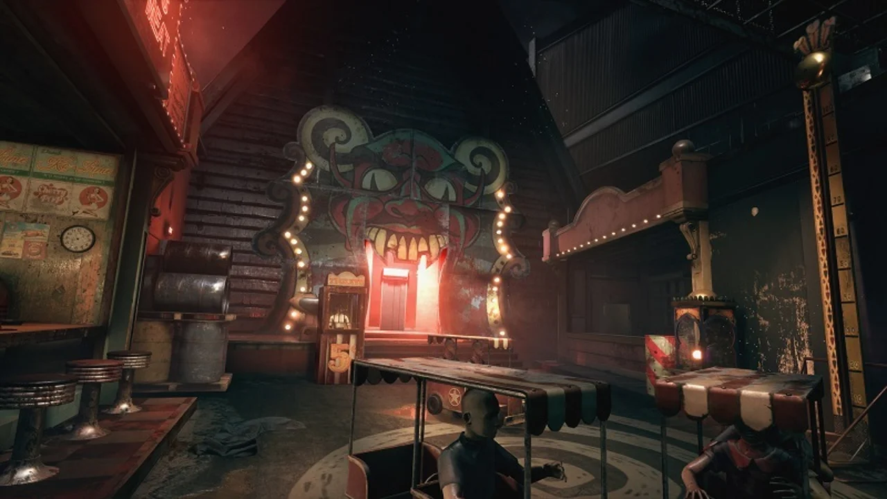 Amusement park in The Outlast Trails