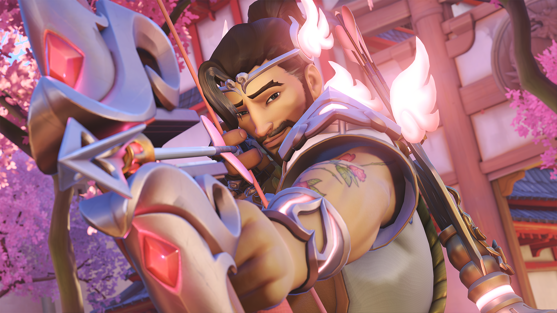 Hanzo being a cute loverboy