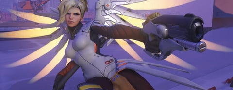 Overwatch Mercy in game